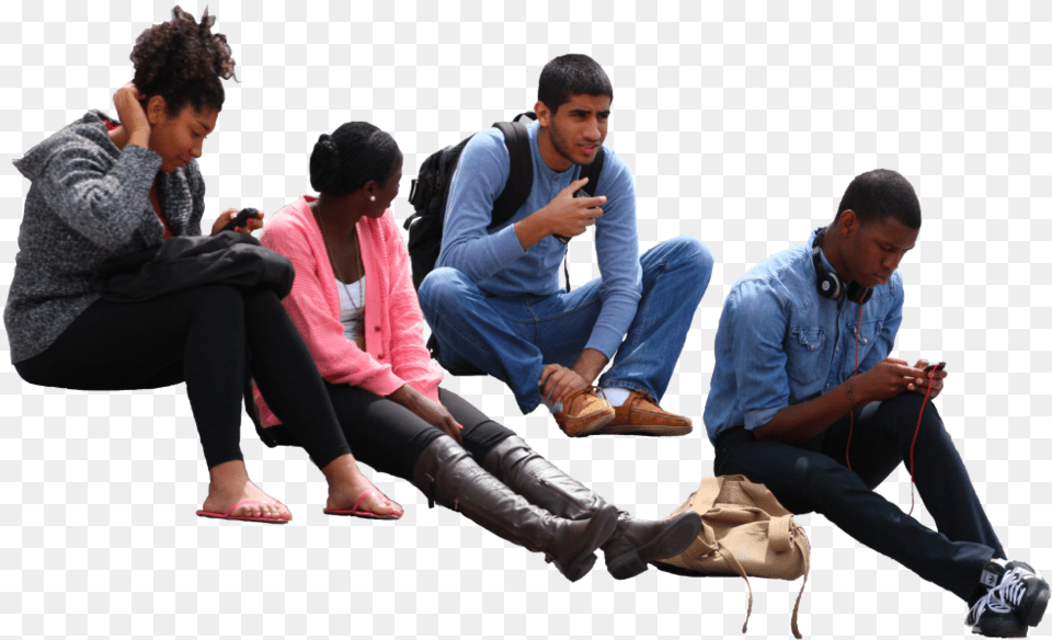 Group Of People Sitting Group People Sitting, Clothing, Pants, Male, Adult Free Transparent Png