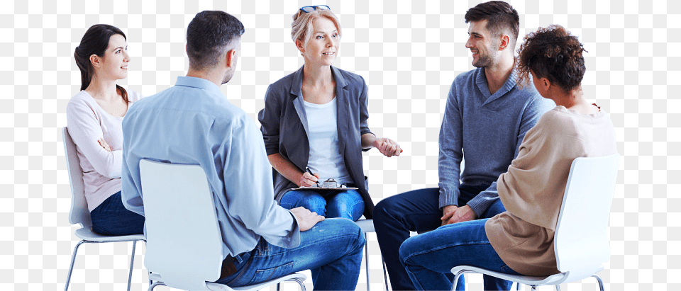 Group Of People Talking Intensive Outpatient Program Flyer, Person, Conversation, Adult, Interview Free Png