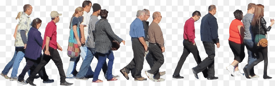 Group Of People Walking Crowd Of People Photoshop, Clothing, Person, Pants, Man Free Png Download