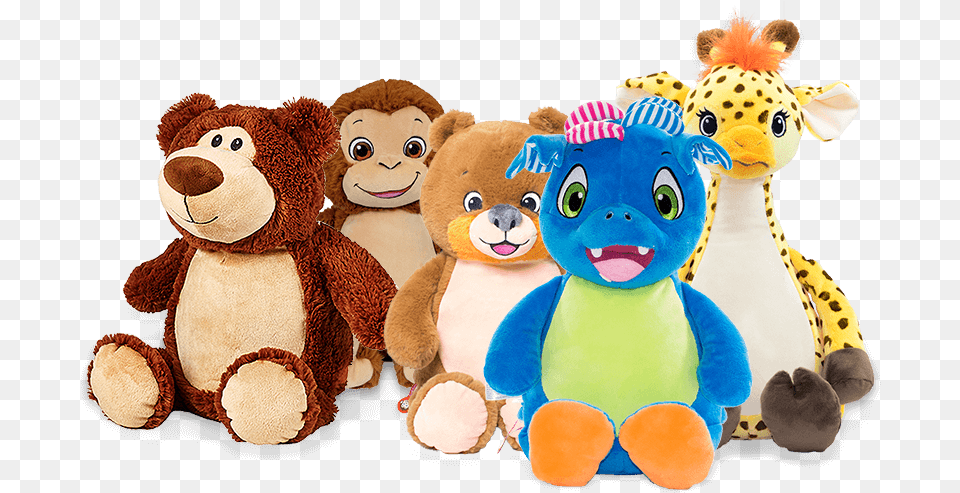Group Of Personalised Teddies And Soft Toys Stuffed Toy, Plush, Teddy Bear Free Transparent Png