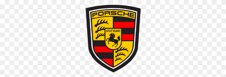 Group Of Porsche Logo Big, Emblem, Symbol, Armor, Animal Free Png