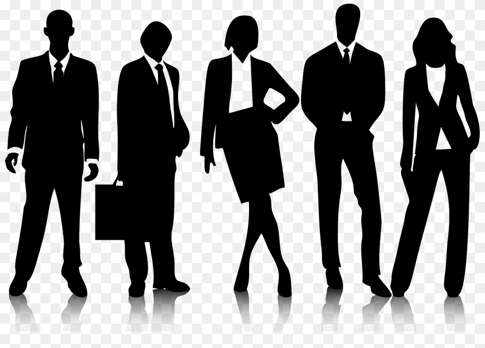 Group Of Professional People, Silhouette, Male, Man, Person Png