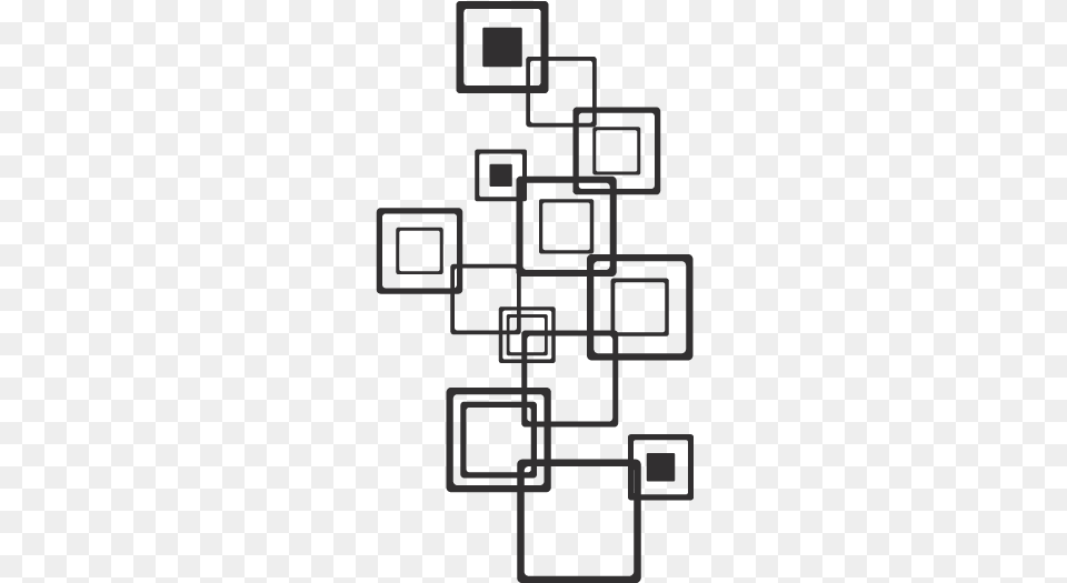 Group Of Squares Interacting With Each Other Graphic Designer Png Image