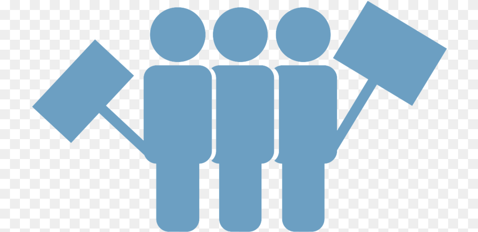 Group Of Stick Figures Holding Protest Signs Noun, Body Part, Hand, Person Free Transparent Png