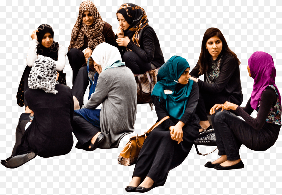 Group Of Women In Hijabs, Woman, Adult, Person, People Png