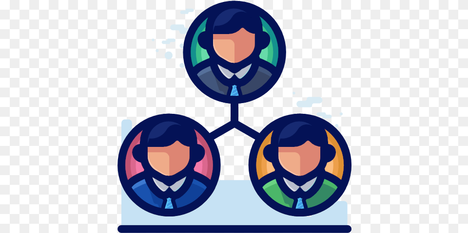 Group People Management Business Work Employees Icon, Art Free Png