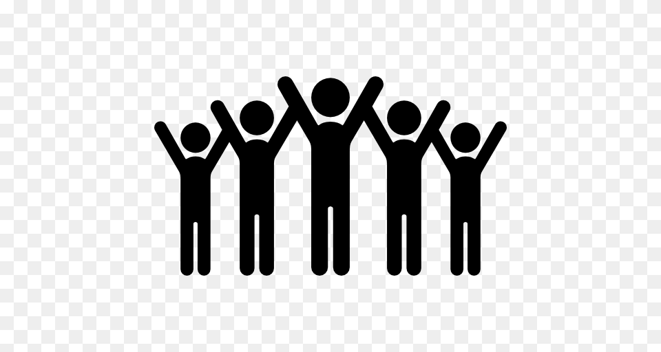 Group People Stick Celebration Raised Arms Stick Man Stick, Person, Silhouette Free Png