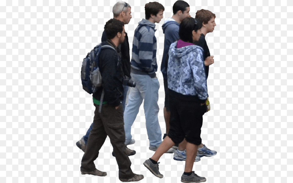 Group People Walking, Person, Clothing, Pants, Man Free Transparent Png