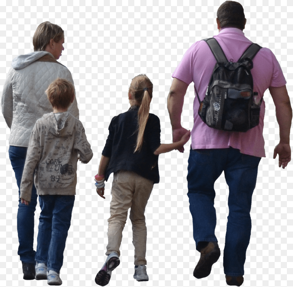 Group People Walking Picture People Family Walking, Jeans, Pants, Clothing, Bag Png