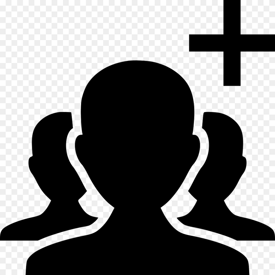 Group S Add Create New Add Student Icon, Silhouette, Kneeling, Person, Stencil Free Png