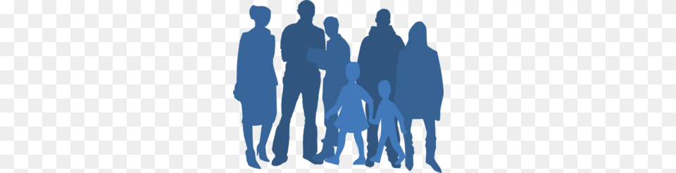 Group Silhouette Clip Art, Walking, Person, People, Crowd Free Png Download