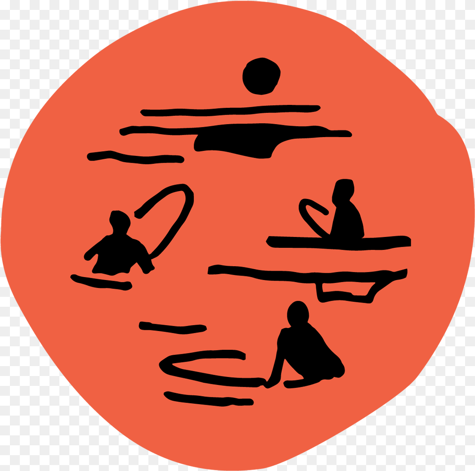 Group Surf Lessons Circle, Person, Boy, Child, Male Png Image