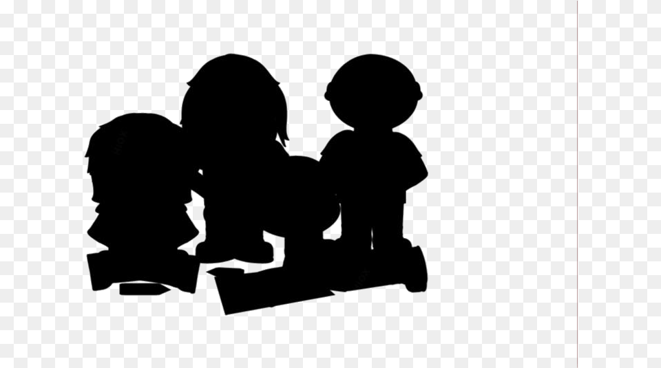 Group Transparent Images Silhouette, People, Person, Baby, Kneeling Free Png