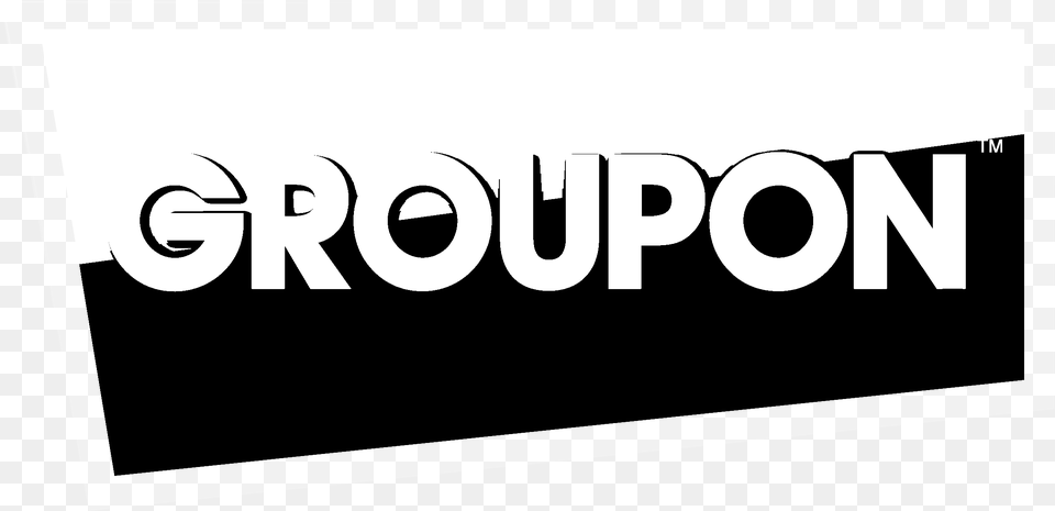 Groupon Logo Black And White Groupon, Text Free Png