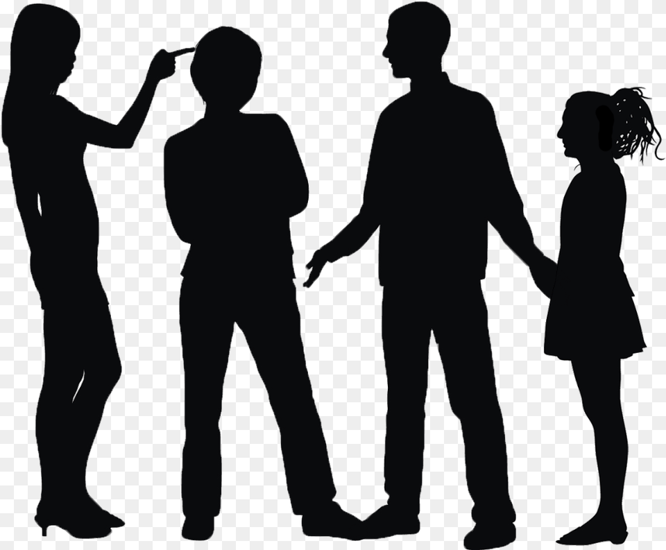 Groups Arguing, Silhouette, Person, Man, Male Png