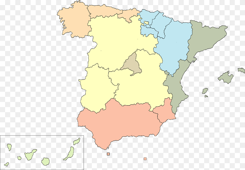 Groups Of Spanish Autonomous Communities Spain Communities, Atlas, Chart, Diagram, Map Free Png