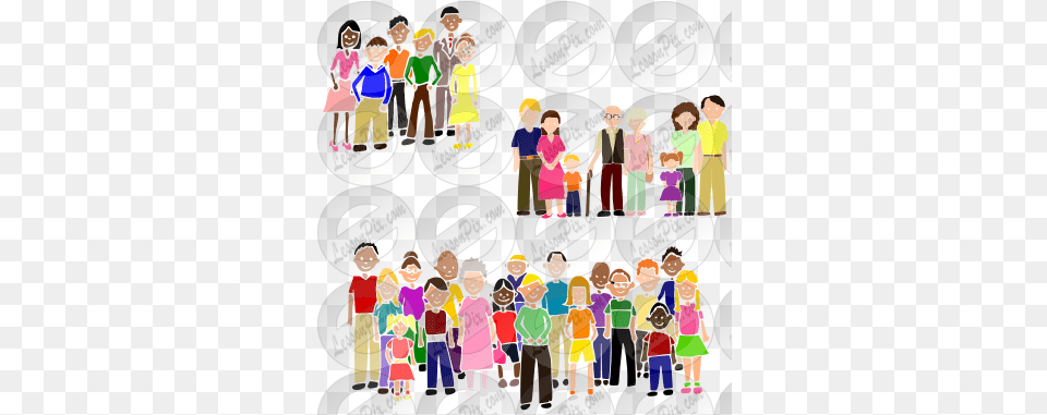 Groups Stencil For Classroom Therapy Use Great Groups Clip Art, Publication, Book, Person, People Free Transparent Png