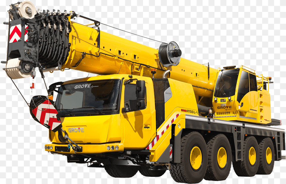 Grove Gmk 4100l 1 All Terrain Crane Gmk4100l, Construction, Construction Crane, Machine, Wheel Free Png