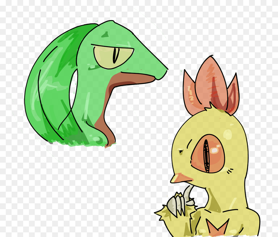 Grovyle And Combusken Sketch Grovyle, Baby, Person, Cartoon Png