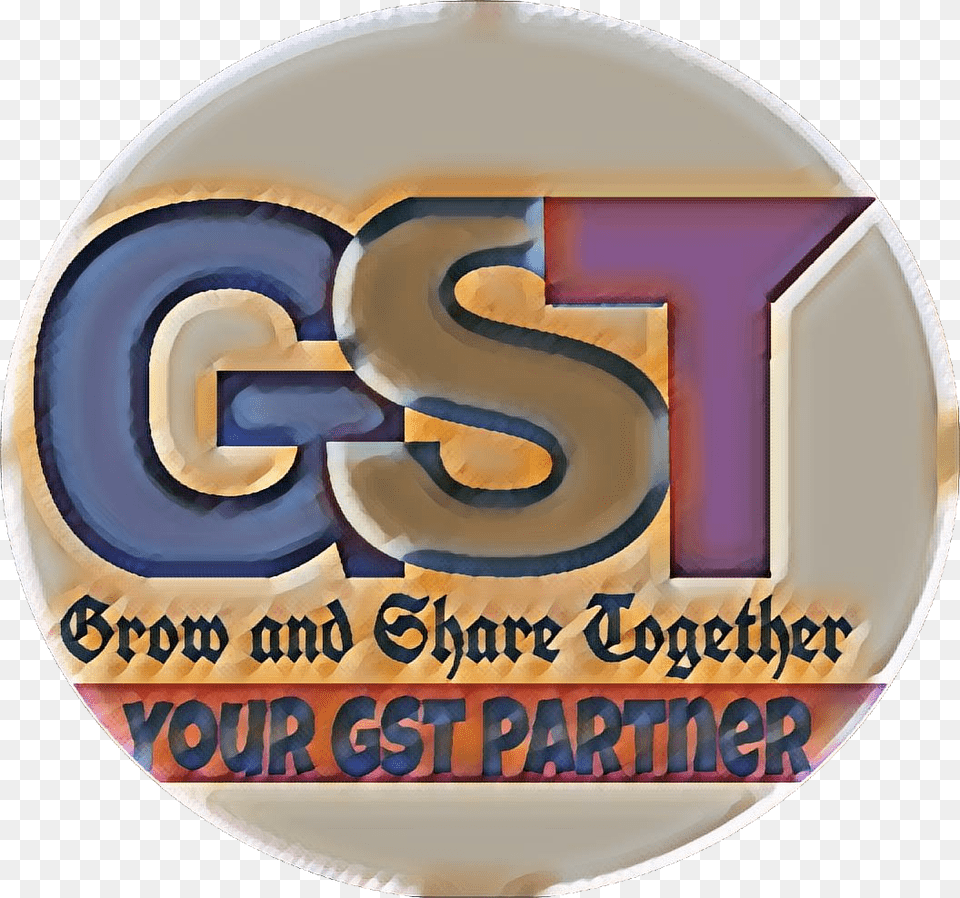 Grow And Share Together Your Gst Partner, Symbol, Number, Text, Tape Png Image