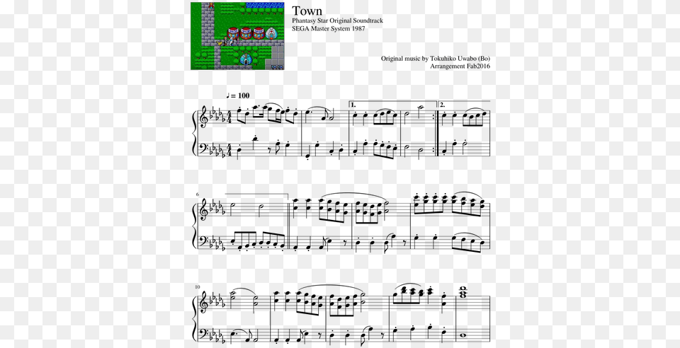 Grow As We Go Piano Sheet Music, Game, Super Mario Png Image