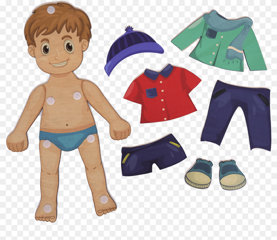 Grow Learning Company Boy Dress Up Doll, Baby, Person, Clothing, Face Free Png Download