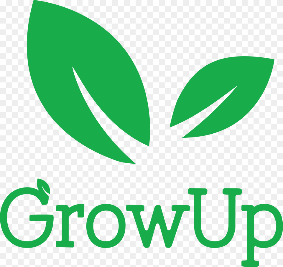 Grow Up Logo, Plant, Herbal, Herbs, Green Free Png