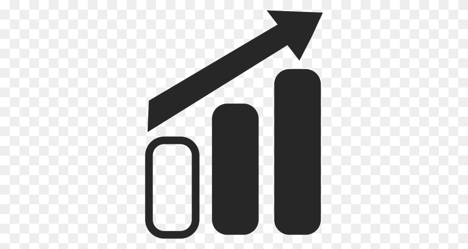 Growing Bar Graph, Symbol, Device Free Png Download