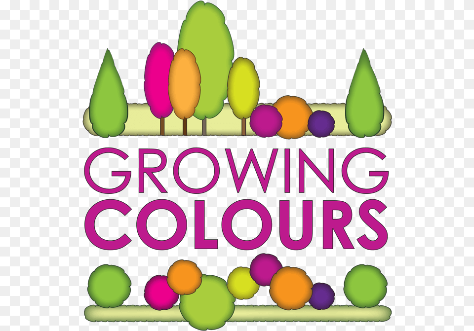 Growing Colours Logo Design Graphic Design, Purple, Sweets, Food, Cream Free Png