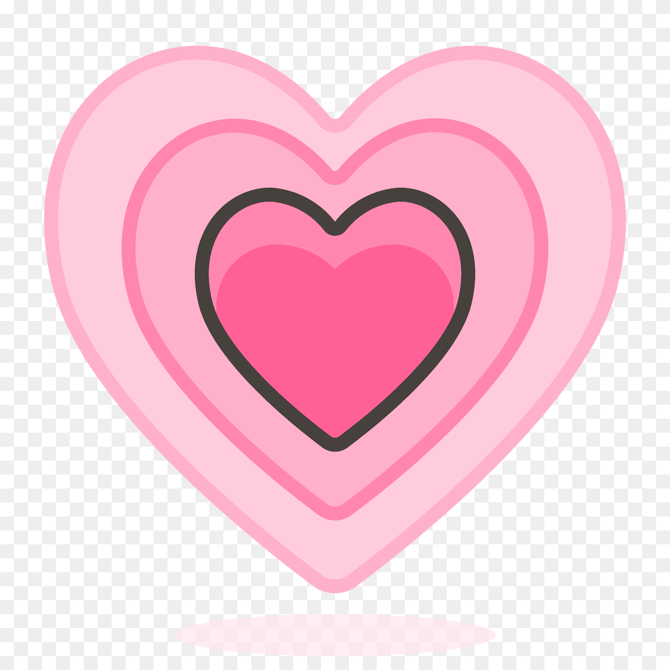 Growing Heart Emoji Clipart, Disk Free Png