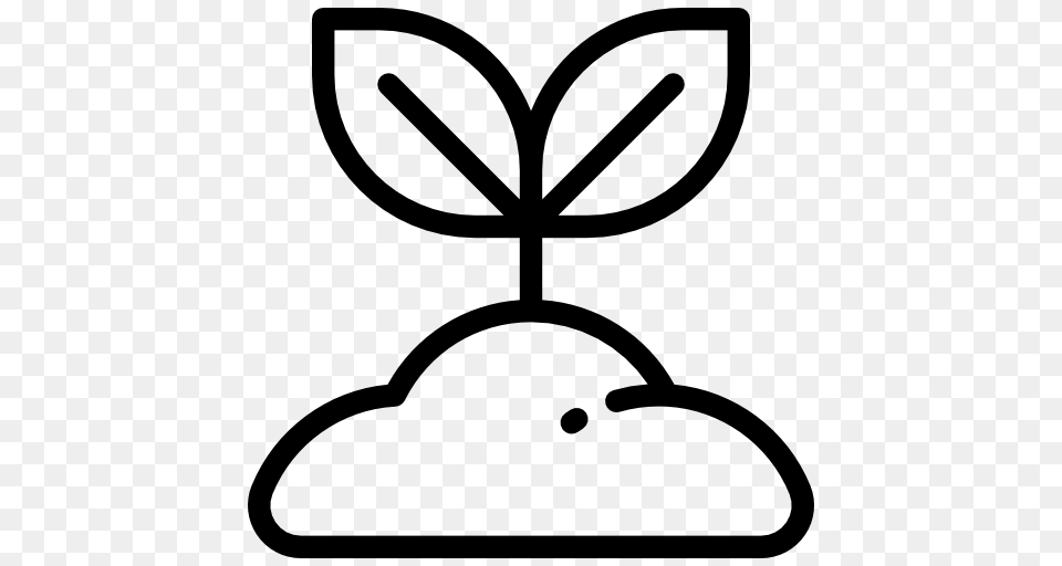 Growing Seed Nature Sprout Tree Gardening Icon, Smoke Pipe Free Png