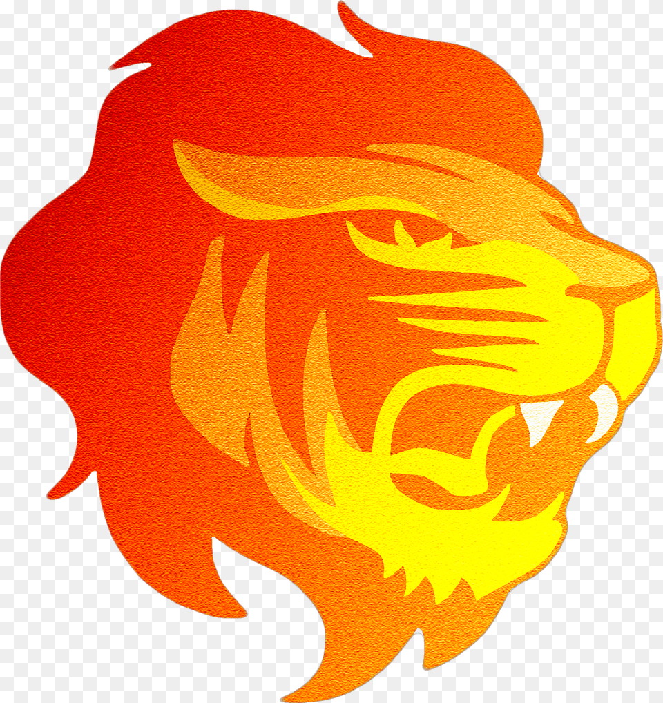 Growling Lion Face Clipart, Art Png