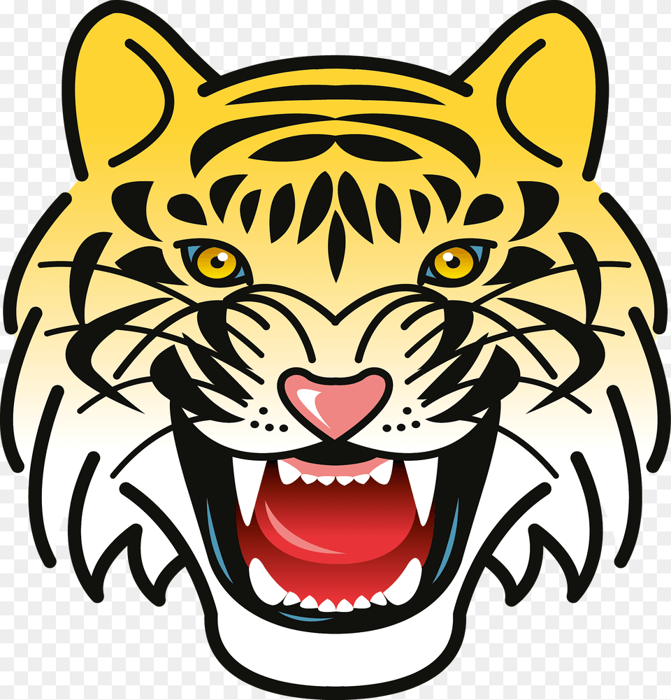 Growling Tiger Face Clipart, Body Part, Mouth, Person, Teeth Free Transparent Png