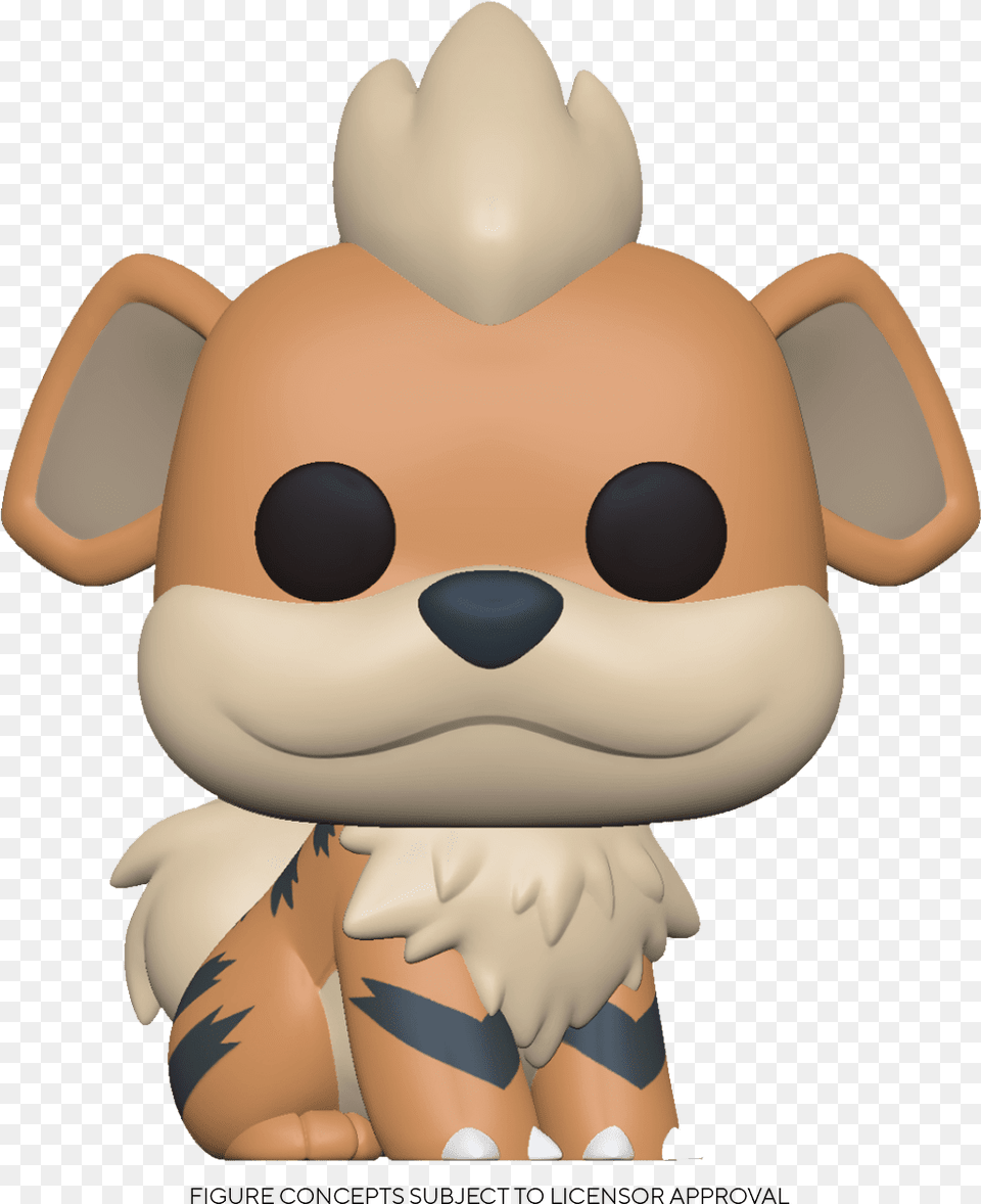 Growlithe Funko Pop Pokemon Growlithe, Toy, Plush, Face, Head Png Image