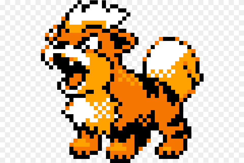 Growlithe Pixel Art, Qr Code, Electronics, Hardware Free Png