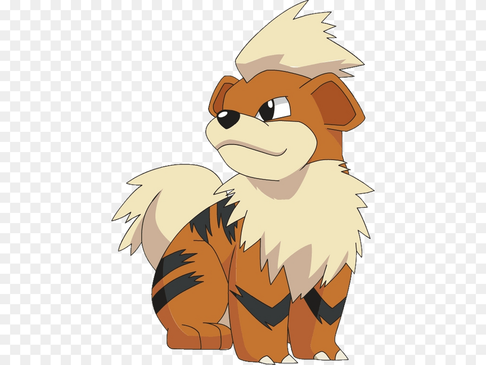 Growlithe Pokemon, Baby, Person, Cartoon Free Png Download