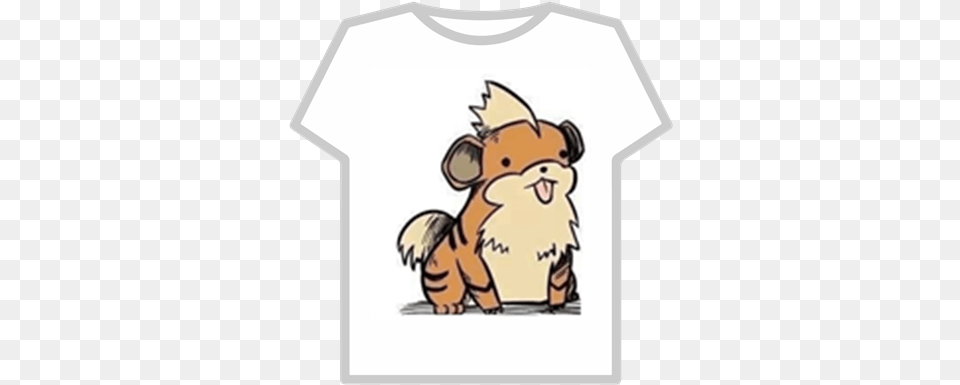 Growlithe Roblox Millie Bobby Brown En Roblox, Clothing, T-shirt, Baby, Person Png Image