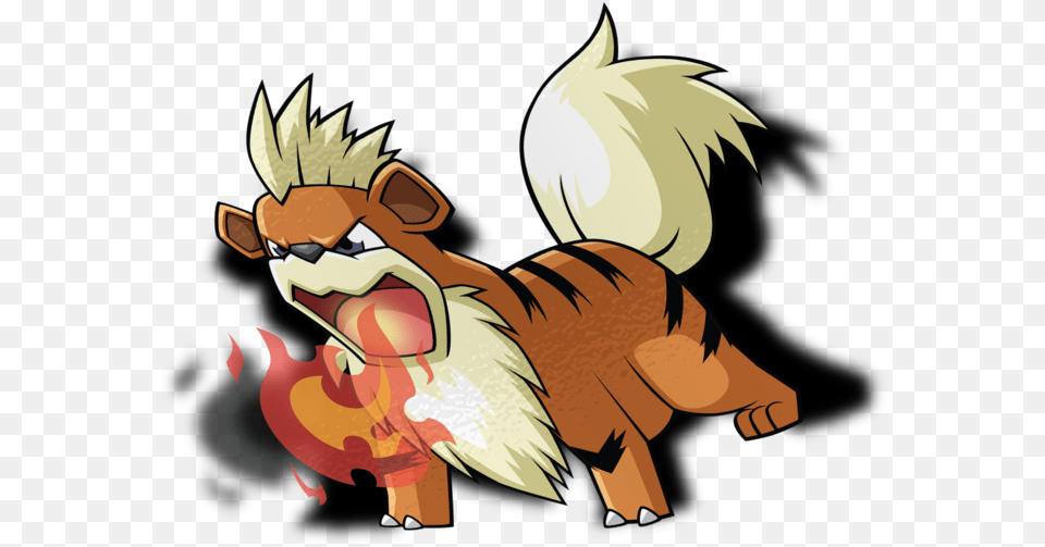 Growlithe Sticker Cartoon, Baby, Person, Anime, Book Free Png