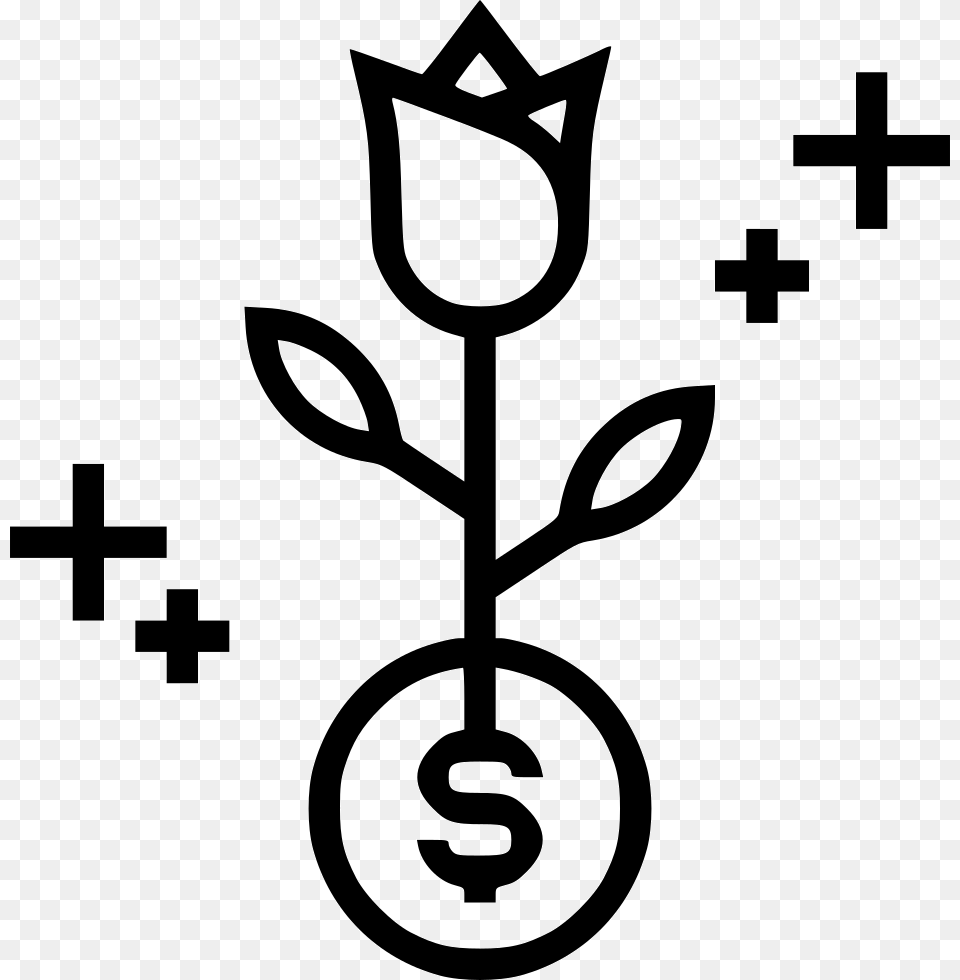 Growth Business Growth Icon Transparent, Cross, Symbol, First Aid Free Png Download