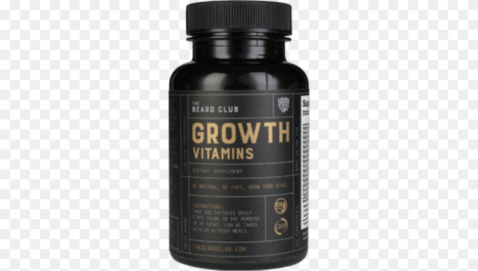 Growth Vitamins Beard Growth Vitamins, Bottle, Ammunition, Grenade, Weapon Free Transparent Png