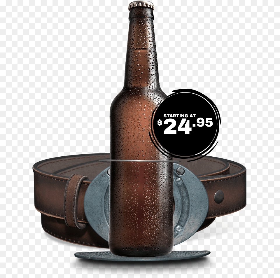 Grtelschnalle Bierhalter, Alcohol, Beer, Beer Bottle, Beverage Png Image