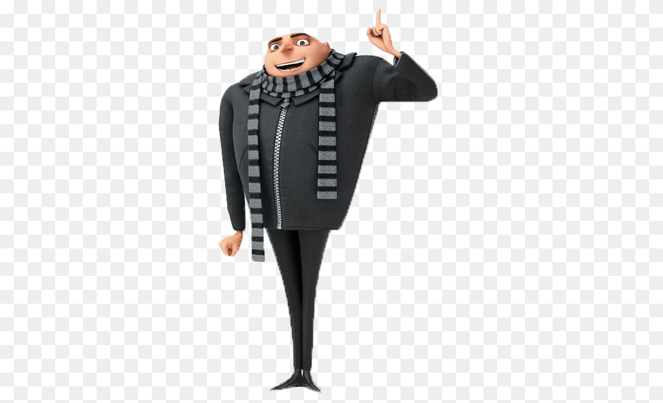 Gru Finger Up, Sleeve, Clothing, Long Sleeve, Adult Png