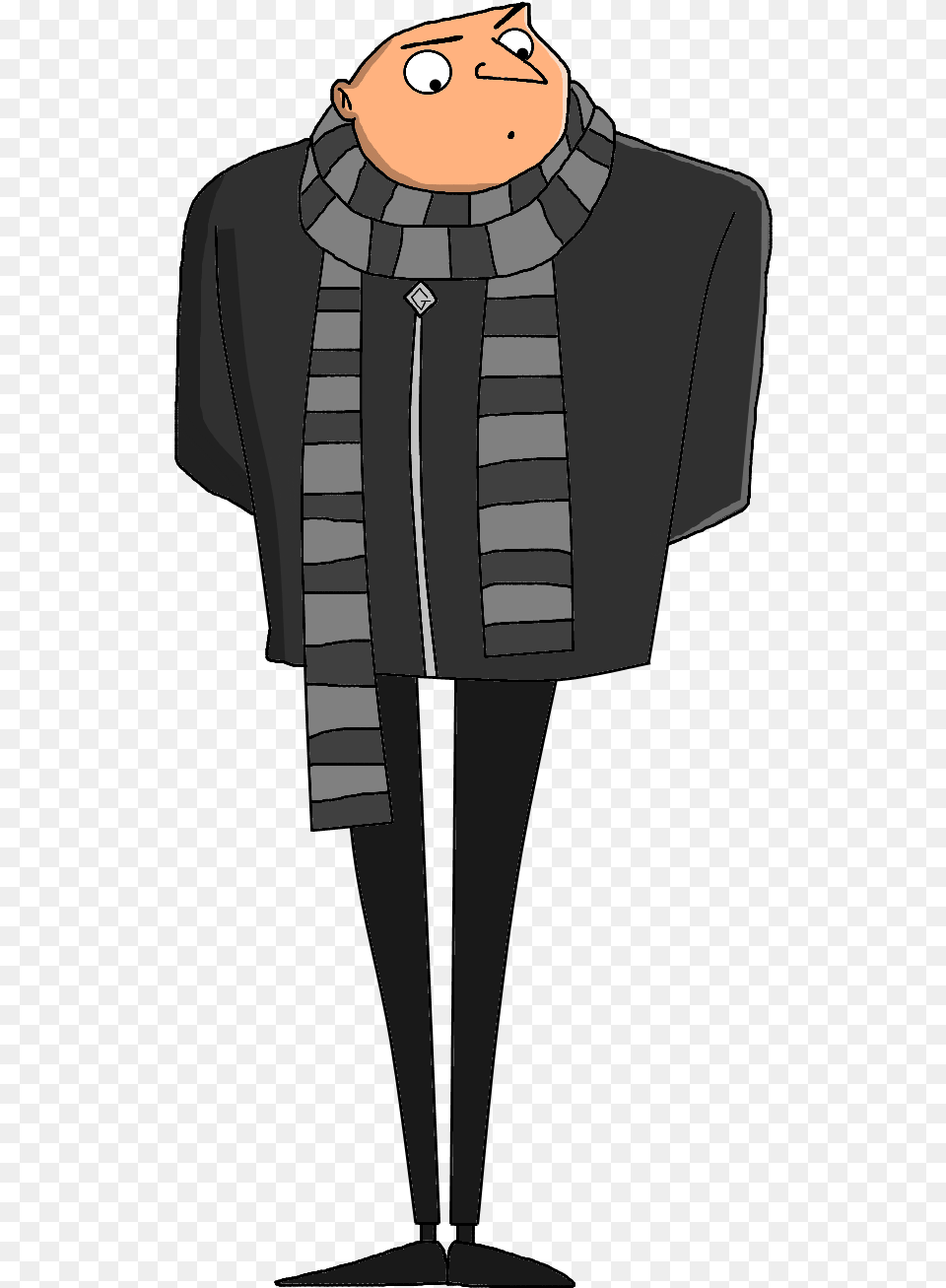 Gru In Mycun The Movie Despicable Me, Clothing, Scarf, Adult, Male Png Image