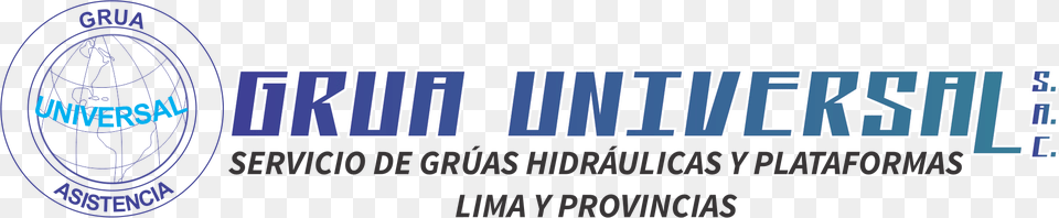 Grua Universal Logo, Text Free Png Download
