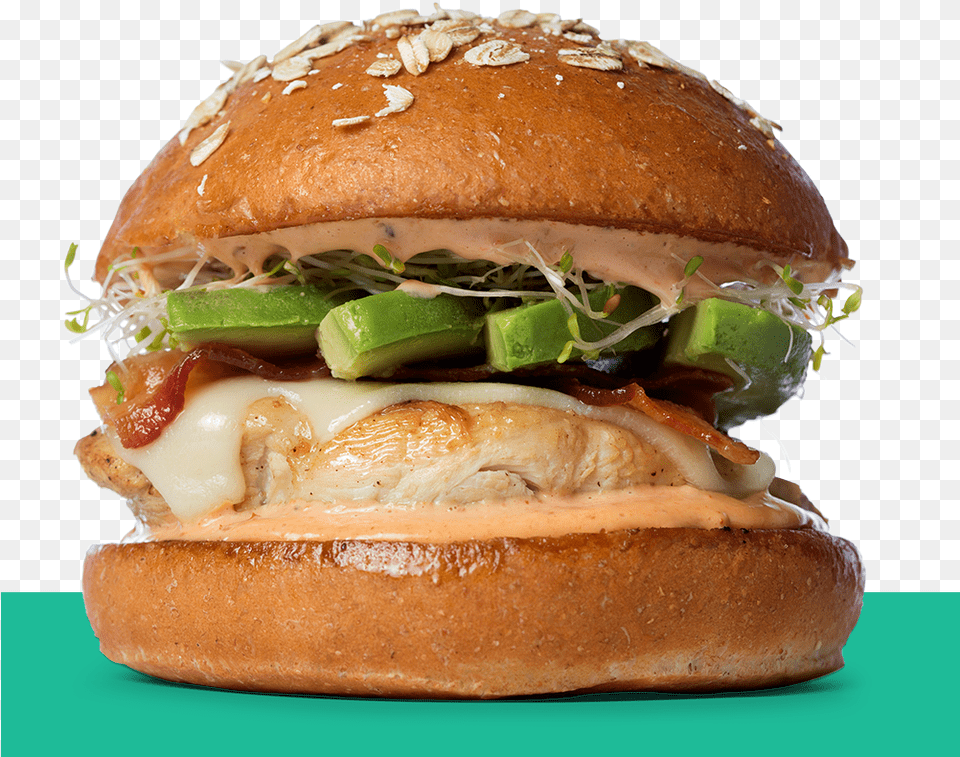 Grub Burger Bar Grub Burger Chicken Sandwich, Food, Bread Png Image