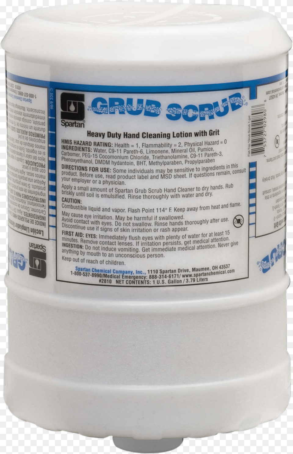 Grub Scrub Flat Top Grub Scrub, Can, Tin Free Transparent Png