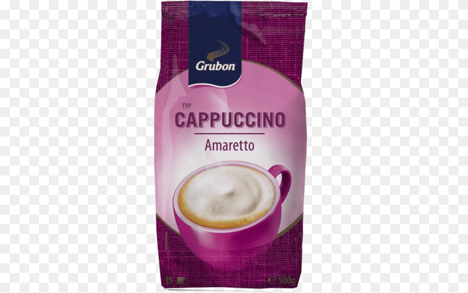 Grubon Cappuccino Amaretto, Cup, Beverage, Coffee, Coffee Cup Free Png Download