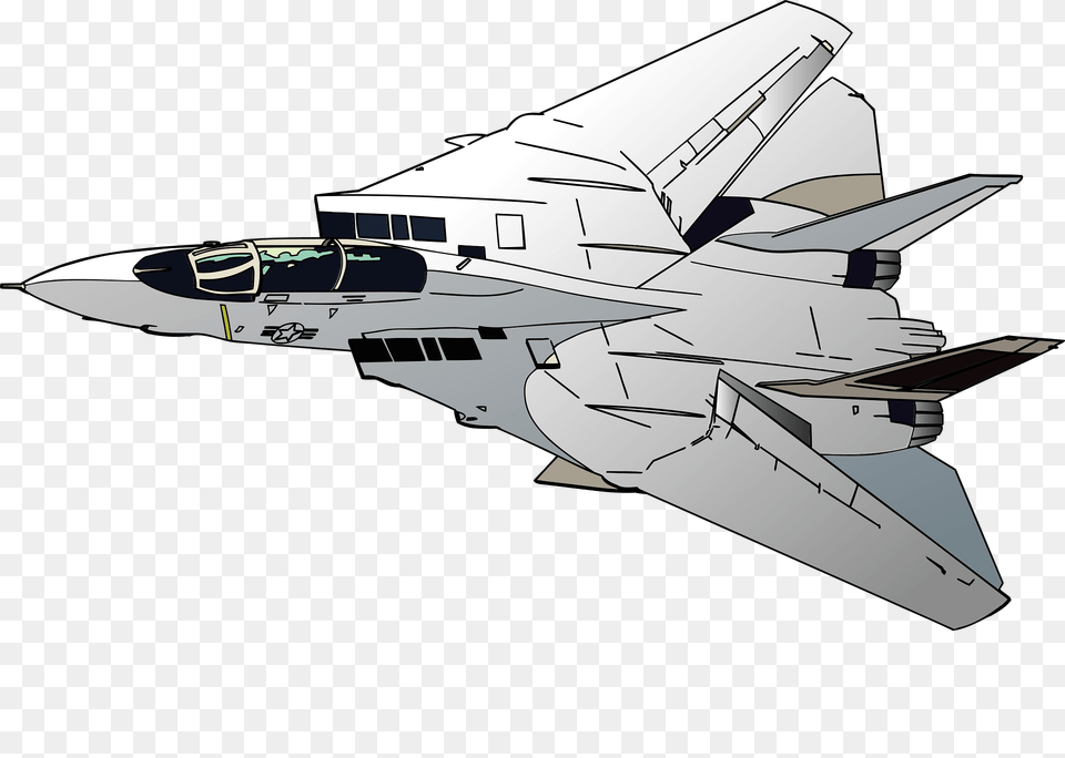 Grumman F 14 Tomcat Clipart, Aircraft, Transportation, Vehicle, Airplane Free Png