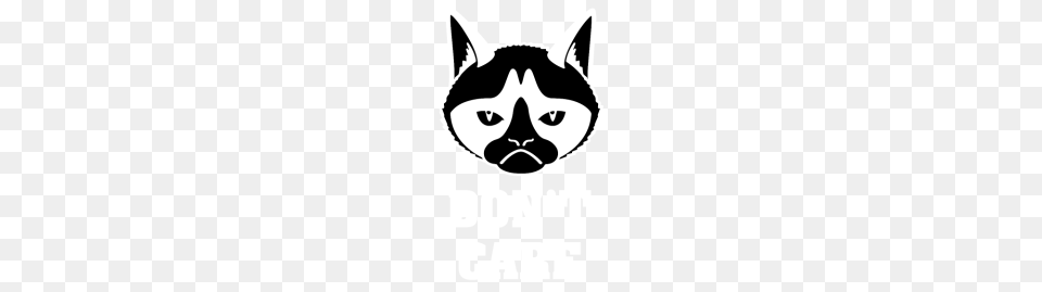 Grumpy Cat Don T Care White, Stencil, Sticker, Baby, Person Free Png