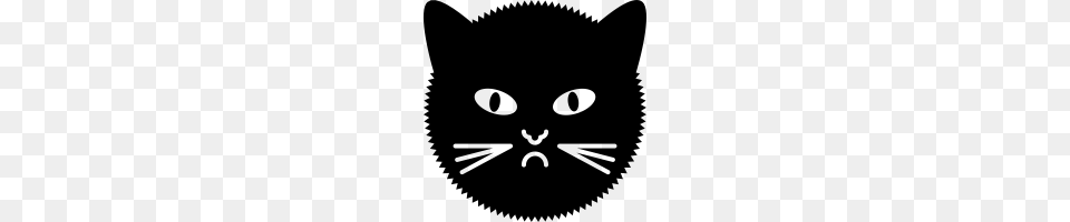 Grumpy Cat Icons Noun Project, Gray Png Image